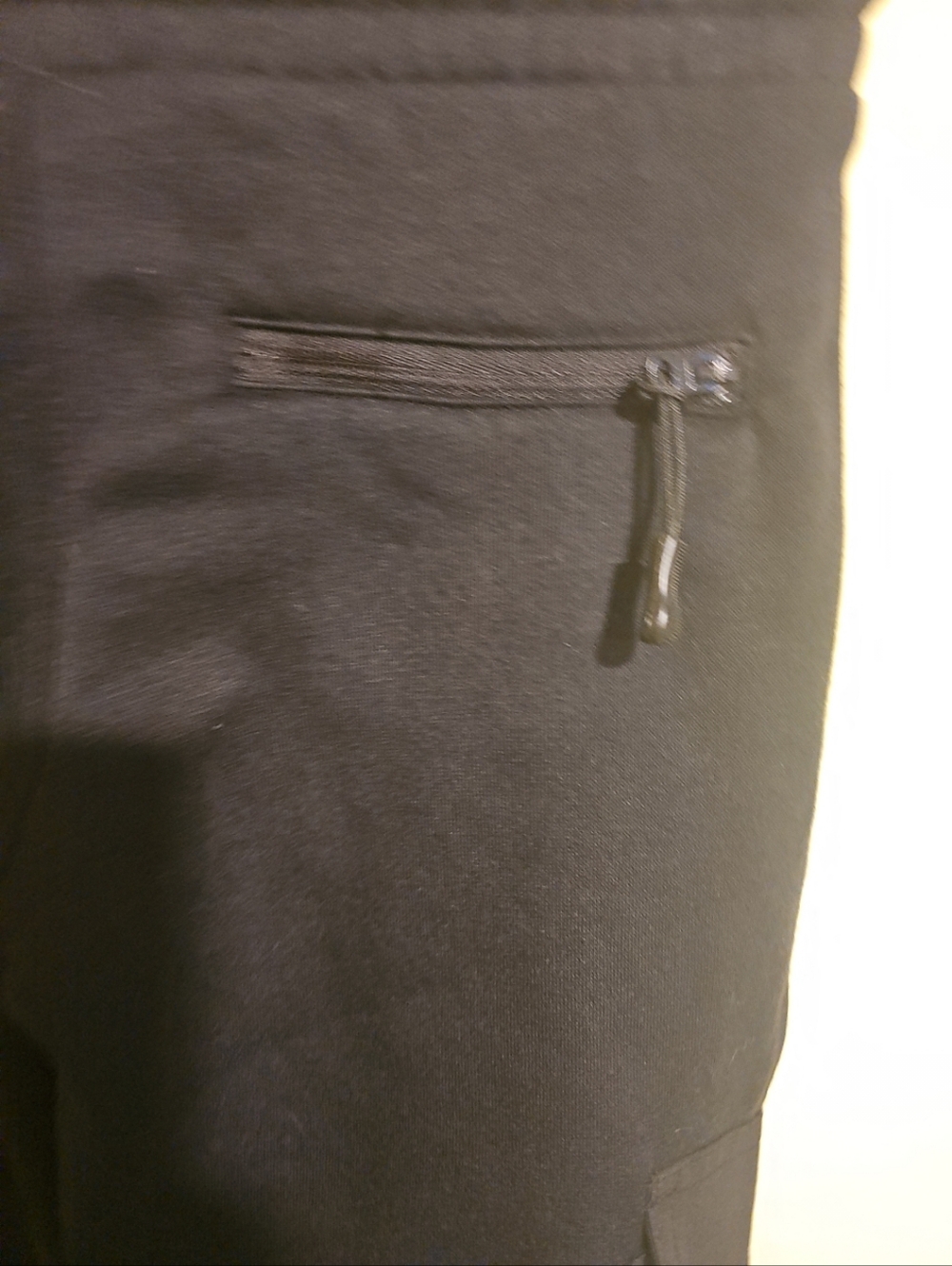 NWT Vively Boys Size XS(5) Black Jogger Sweatpants 2 Leg + 3 Zip Pockets Nice! - Picture 8 of 10